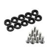 Modificación de coche JDM tornillo arandela barra delantera y trasera tornillo de refuerzo M6 tornillo arandela decoración arandela de una sola capa Universal