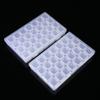 Caja de Almacenamiento para Herramientas y Accesorios de Uñas al por Mayor, Dividida en 28 Compartimentos, Color Transparente, Caja Desmontable para Almacenamiento Compartimentado