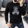 Chalecos ajustados para hombre de una generación de productos europeos, directos de fábrica, chaqueta Joker con estampado de oso, otoño 2024
