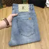 Calça Longa Masculina Casual Versátil de Alta Elasticidade Slim Fit Perna Reta Pequena, Nova de Alta Qualidade, Cruzada para Primavera e Outono, Cool