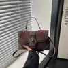 Bolso Retro de Gamuza para Mujer 2025 Otoño e Invierno Nuevo Moderno y a la Moda Bolso Cuadrado Pequeño Bolso Cruzado Versátil