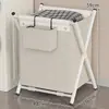 Cesta para ropa sucia, cesta de lavandería para baño, cubo de lavandería, uso doméstico, dormitorio, mesita de noche, plegable, para guardar ropa sucia
