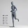 Mannequins Esportivos de Corrida Modelo Fábrica Masculinos e Femininos Expositores de Loja de Roupas Modelos Humanos Falsos Suporte de Exposição para Mannequins de Vitrine
