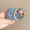 Diadema Trenza de Burbujas de Bola Retro, Cordón para Teléfono, Goma para el Cabello para Mujer 2025 Nuevo Artefacto de Cola de Caballo de Alta Gama, Accesorio para el Cabello