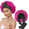 Amazon Explosiones Gorro de Noche de Doble Capa Cinta de Lazo Sombrero Redondo de Ala Ancha Alta Elasticidad Gorro para el Cabello Cinta para el Cabello para Mujeres