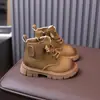 Botas Martin Infantis 2026 Outono/Inverno Novas Botas de Camada Única para Meninos Meninas Bebê Criança Pequena Solado Macio Botas Curtas Modernas