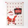 Presente de Natal Bolso Grande com Cordão Bolso de Cordão de Natal Bolsa de Lona Bolsa para Doces de Natal Maçã Decorações