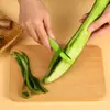 Suministro Directo de Fábrica Pelador de Acero Inoxidable de Doble Cabezal Pelador Multifuncional de Frutas Cuchillo Pelador de Frutas y Papas Dos en Uno