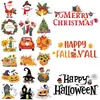 Bestseller transfronterizo otoño Acción de Gracias imanes para refrigerador personalizados para el hogar ventana puerta de garaje imanes fiesta decoración del hogar