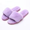 2020 Chinelos de Pelúcia Coelho Imitação Interior Tamanho Grande Faça Você Mesmo Sapatos de Algodão Inverno Casa Sola de Borracha Chão Feminino Em Estoque