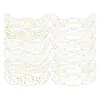 Pegatinas de Tatuaje de Pecas Estilo Nuevo Europeo y Americano Transfronterizas con Foil Dorado y Plateado para Fiesta Maquillaje Facial Brillante Pegatinas de Tatuaje Temporales