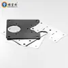 Placa de Fijación para Bisagra de Acero Inoxidable Placa de Reparación de Bisagra para Puerta de Mueble y Gabinete Junta Herramienta de Reparación de Refuerzo para Instalación de Bisagra