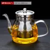 Juego de Tetera de Vidrio al por Mayor para el Hogar Resistente a Altas Temperaturas Engrosado Gran Capacidad Juego de Té Hervidor de Agua Filtro Tetera para Infusión