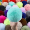 Bola de Pelo Sintético de Zorro 10-12cm Colorida DIY Bola de Pelo Sintético de Conejo Accesorios Colgantes para Zapatos Sombreros Bolsos En Stock Entrega Rápida