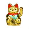 Figura de Gato de la Suerte Estilo Chino, Gato que Mueve la Pata Automáticamente, Empaque en Caja de Regalo, Adecuado para Ceremonias de Apertura, Inauguración de Casa, Decoración de Escritorio en Casa, Regalo Pequeño