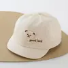 Gorro de Bebé Primavera y Otoño Moda Coreana Niño Oso Gorra de Béisbol de Ala Corta Gorra Fina para el Sol para Niños Bebés