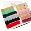 Nuevo material de accesorios para el cabello de otoño e invierno DIY, pasador de doble horquilla, accesorios para el cabello, polvo de cebolla, terciopelo 3.5-6CM, accesorios de media pinza