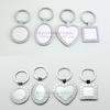 Metal Pequeno Espelho Chaveiro Pendurado Enfeites DIY LOGO Digitação Personalizado Presente Criativo Multicolor Chaveiro