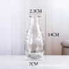 Ins estilo estilo nórdico pequeno vaso transparente decoração de vidro fresco sala de estar flor seca arranjo de flores decoração de mesa