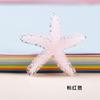 Starfish quebrado superfície diamante translúcido caso de telefone móvel material decorativo slime enchimento diy acessórios de resina