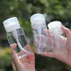 Botellas Portátiles Recargables para Viaje, Botellas Vacías Recargables Tipo Prensa para Productos de Cuidado de la Piel, Herramientas de Maquillaje, Desmaquillante, Botellas de Champú
