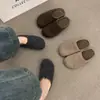Diadema de Lana Estilo Hada Suave Retro Zapatillas Estilo Nuevo 2026 Zapatos Birkenstock que Aumentan la Altura Zapatillas Medias de Ponerse Fácilmente