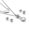 YUIMACE nuevo diseño de estilo frío cadena para la clavícula collar laminado multicapa en forma de corazón moda simple traje