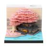 Árbol de Regalos Culturales Creativos Transfronterizos Escultura de Papel Casa del Árbol Calendario Decoración de Escritorio de Oficina Bloc de Notas Estéreo 3D