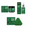 Serie de Cuidado Capilar Hidratante Gleamxi Cabello Hidratado y Brillante Cabello Esponjoso Masaje Capilar Cuidado Suave e Hidratante para el Cabello