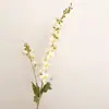 Flor de Simulación Terciopelo Delphinium Artificial Flor de Seda Flores para Exhibición en Casa Decoración de Bodas Jacinto Hierba Cola de Zorro