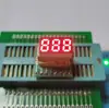 Tubo Digital de LED Vermelho de Ânodo Comum de 3 Dígitos de 0,25 Polegadas, Pequeno 3x8 Sem Ponto, Display Digital de 10 Pinos de Linha Dupla, Carcaça de 5mm de Altura