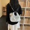Bolsa Feminina de Design Nicho Moda Estilo Coreano 2026 Nova Versátil para o Dia a Dia Bolsa de Ombro Único Mochila de Grande Capacidade Multiuso