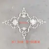 Luminária de gesso mosaico estilo francês, luminária de gesso mosaico decoração estilo europeu design de teto