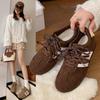 Sapatos Femininos Primavera Novo Estilo Tênis Casuais Pequenos Esportivos Sola Grossa Aumento Interno Brancos Daddy Tendência Sapatos 2025 Novo Estilo