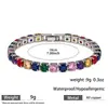 Bestseller de Amazon: Pulsera de Diamante de Zirconia para Mujer, Pulsera Nupcial Full-Diamond, Accesorio de Boda, Pulsera Completamente de Cobre