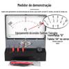 J0402 medidor elétrico de demonstração voltímetro de corrente equipamento de experimento de física do ensino médio instrumento de ensino do ensino médio