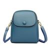 Bolso para Teléfono Móvil para Mujer, Bandolera Modelo Nuevo 2024, Bolso Pequeño, a la Moda, Sencillo, Casual, Versátil, Textura de Cuero Lichi Suave, Bolso de Hombro, Bolso de Mano
