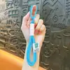 Pingente de Corda Trançado à Mão, Chaveiro de Caminhada Colorido, Alça de Pulso Portátil, Pequena Alça Anti-Perda para Celular, Atacado