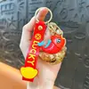 Llavero Colgante de Pez Koi en Aceite Encanto para Bolso Llavero de Coche Máquina de Garra Regalo Pequeño Al por Mayor para Exportación