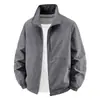 Chaqueta de Trabajo para Hombre Primavera y Otoño Nueva Holgada Casual Moderna Versátil Top Estilo para el Trabajo, Citas