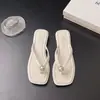 Chanclas Estilo Hada 2025 Nuevas Ins Moda Verano Pantuflas Para Mujer Uso Exterior Antideslizantes Suela Suave Sandalias de Playa