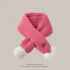 Cachecol Infantil Estilo Outono e Inverno Cachecol de Coração Cruzado Meninos e Meninas Bebê Moda de Inverno Cachecol para Pescoço Tendência