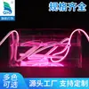 Tira de Luz de Neón Monocromática de Silicona de Imitación Modificada 6x12mm Impermeable para Exteriores Tira de Luz de Neón LED Flexible Bajo Voltaje 12V