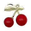 Pendientes Colgantes de Aleación Acrílica de Cereza de Cristal 3D para Hacer Manualidades Transfronterizos, Collares, Llaveros, Accesorios de Joyería