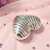 Caja de Dulces Creativa para Boda con Carcasa de Plástico Tamaño Pequeño Caja de Dulces con Concha Perlada Caja de Almacenamiento Caja de Decoración para Pasteles Concha de Perla