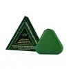 Jabón de champú de hoja de Platycladus orientalis Usman transfronterizo 100g jabón de champú herbal triangular para la limpieza y el cuidado del cuero cabelludo, personalizable