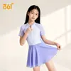 Traje de baño 361 Kidsren para Niñas Tallas Mediana y Grande Traje de Baño Dividido 361 Kidsren con Protección Solar Set Profesional de Gorro de Natación y Gafas para Entrenamiento de Niñas