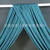 Cortina de Tela de Poliéster Cortina de Tela para Bodas Arreglo de Cortina para Bodas Cortina de Techo con Perlas de Boda Tela de Gasa para Pasillo Tela Decorativa Arco de Gasa