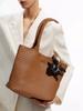 Texted Hand-woven Bag Casual Grande Capacidade Tote Bag Verão Nova Moda Comuting All-match Bolsa de Ombro para Mulheres
