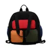 Bolso Tote para Viaje con Bloques de Color Dopamina para Mujer, Gran Capacidad, Nuevo Modelo 2026, Mochila Casual de Hombro Único/Doble con Múltiples Bolsillos